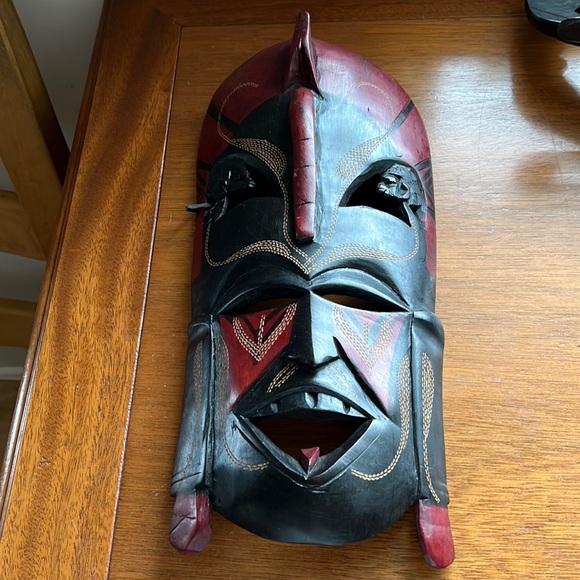 Home Wall Decor Art Hand Carved Wood - Picture 1 of 9